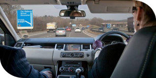Advanced Driving course in action